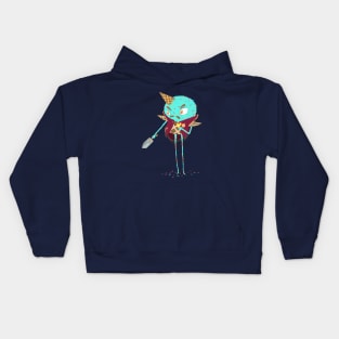 Ice king flat color Kids Hoodie